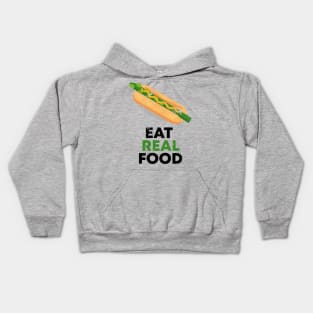 EAT REAL FOOD Kids Hoodie